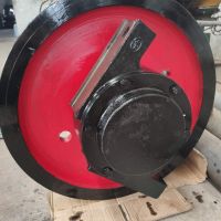 河南50T雙梁起重車輪組發(fā)貨現(xiàn)場河南德克起重生產